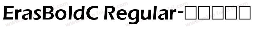 ErasBoldC Regular字体转换